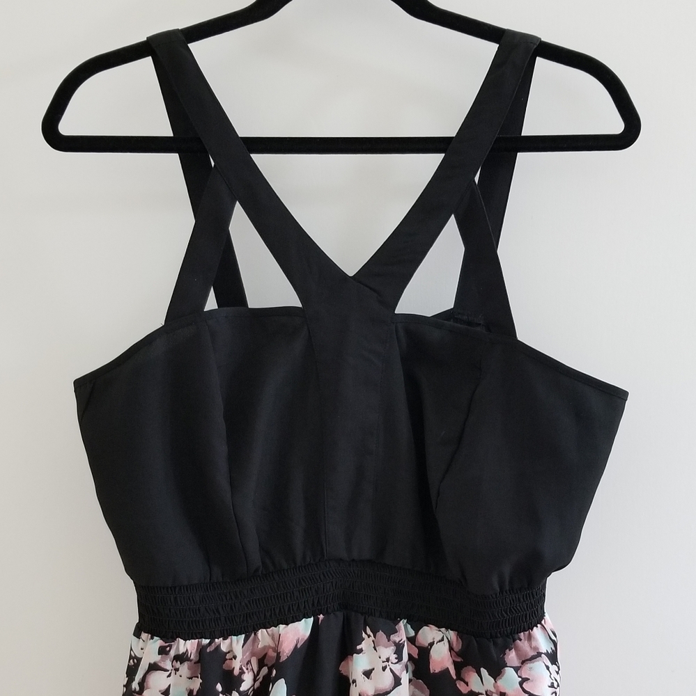 Cage Strap Maxi Dress with Zip Back, Size XL